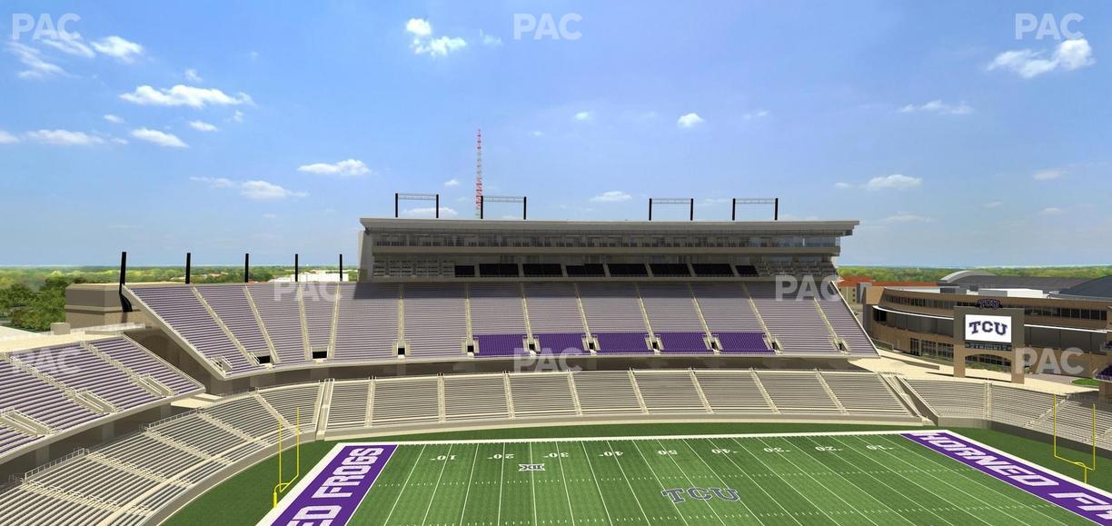 Amon G. Carter Stadium - Section 308 Seat View