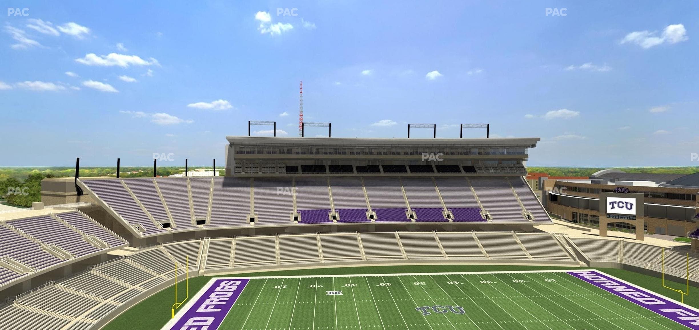 Amon G. Carter Stadium - Section 308 Seat View