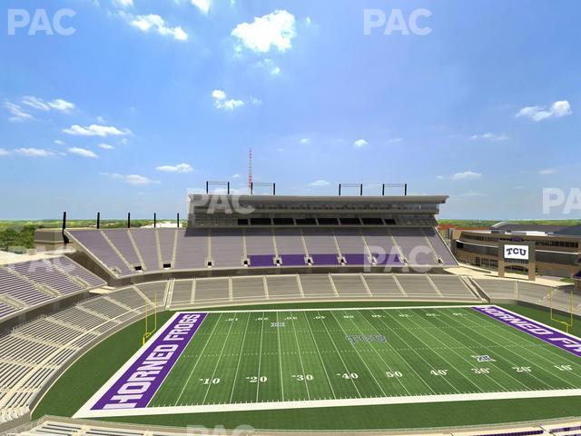 Amon G. Carter Stadium - Section 308 Seat View Amon G. Carter Stadium - Section 308 Seat View