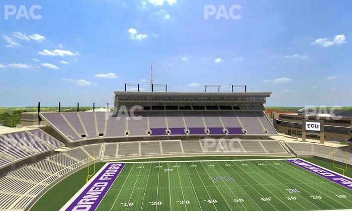 Amon G. Carter Stadium - Section 308 Seat View