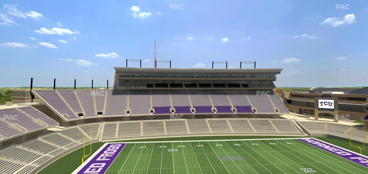 Amon G. Carter Stadium - Section 308 Seat View