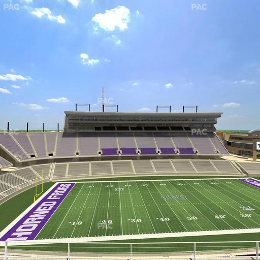 Amon G. Carter Stadium - Section 308 Seat View