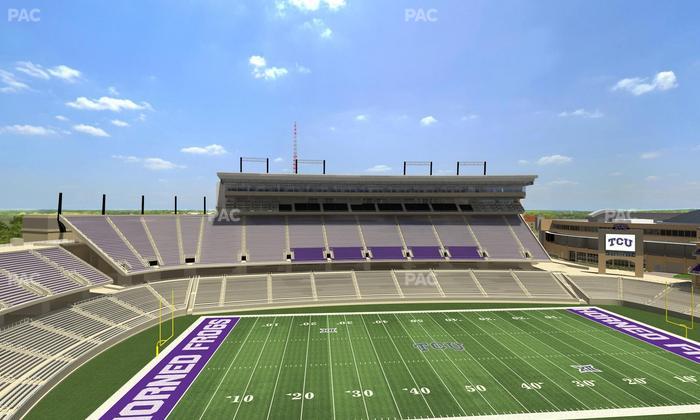 Amon G. Carter Stadium - Section 308 Seat View