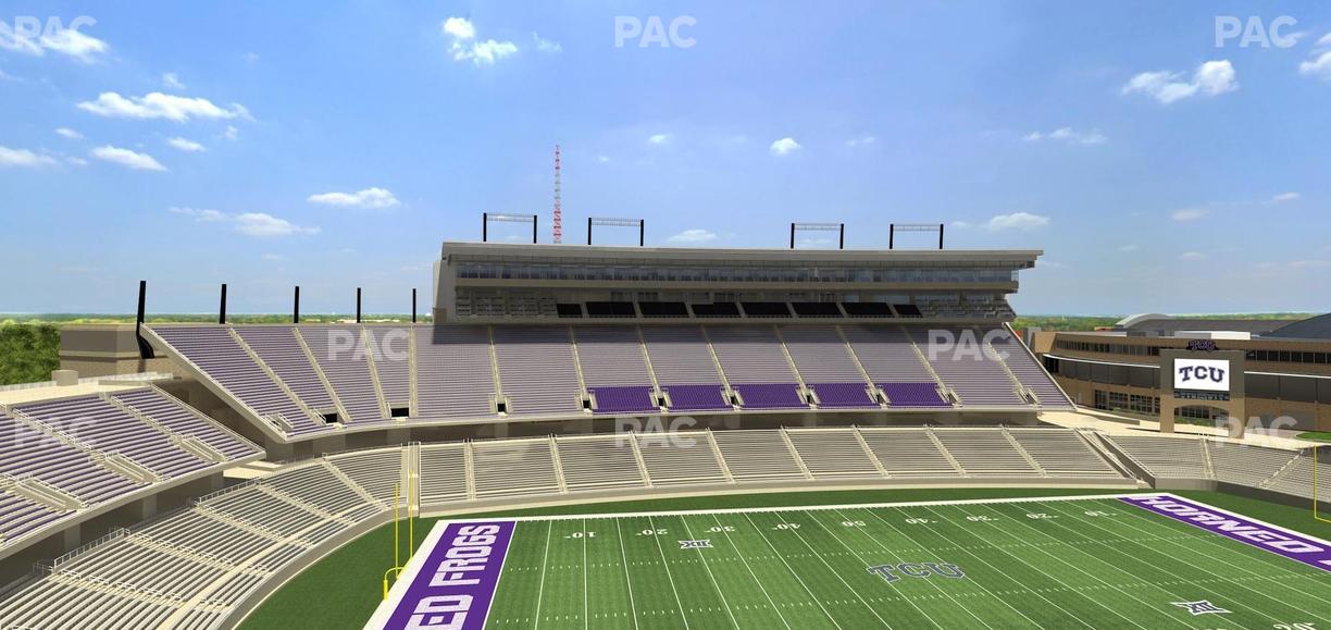 Amon G. Carter Stadium - Section 309 Seat View