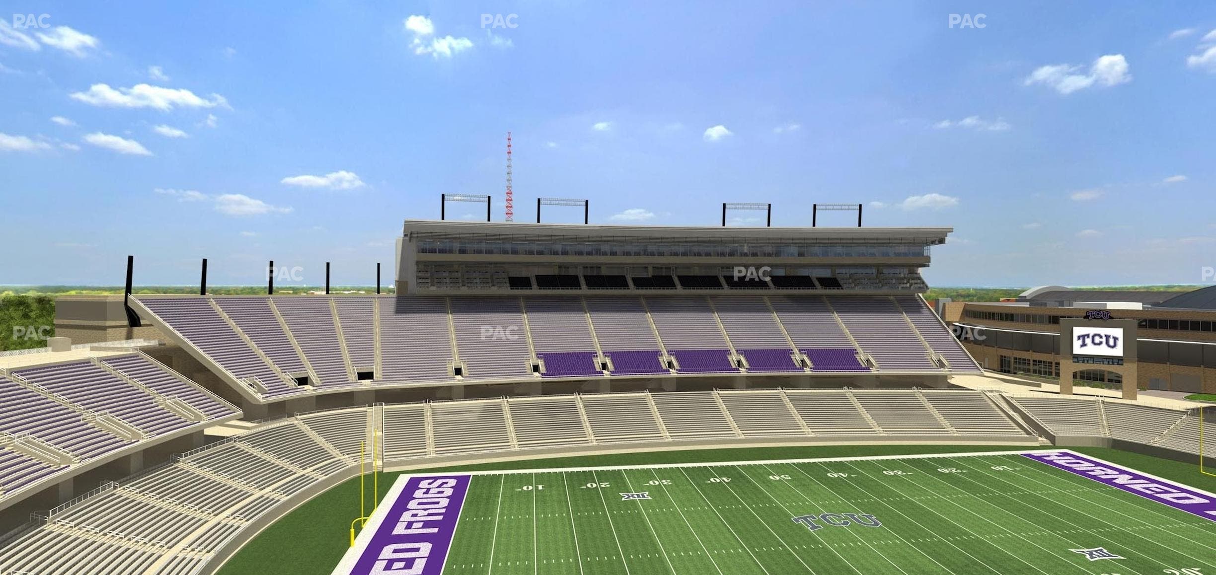 Amon G. Carter Stadium - Section 309 Seat View