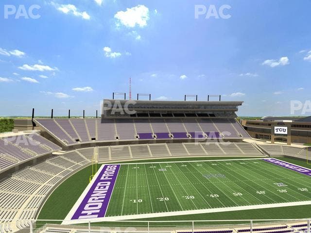 Amon G. Carter Stadium - Section 309 Seat View