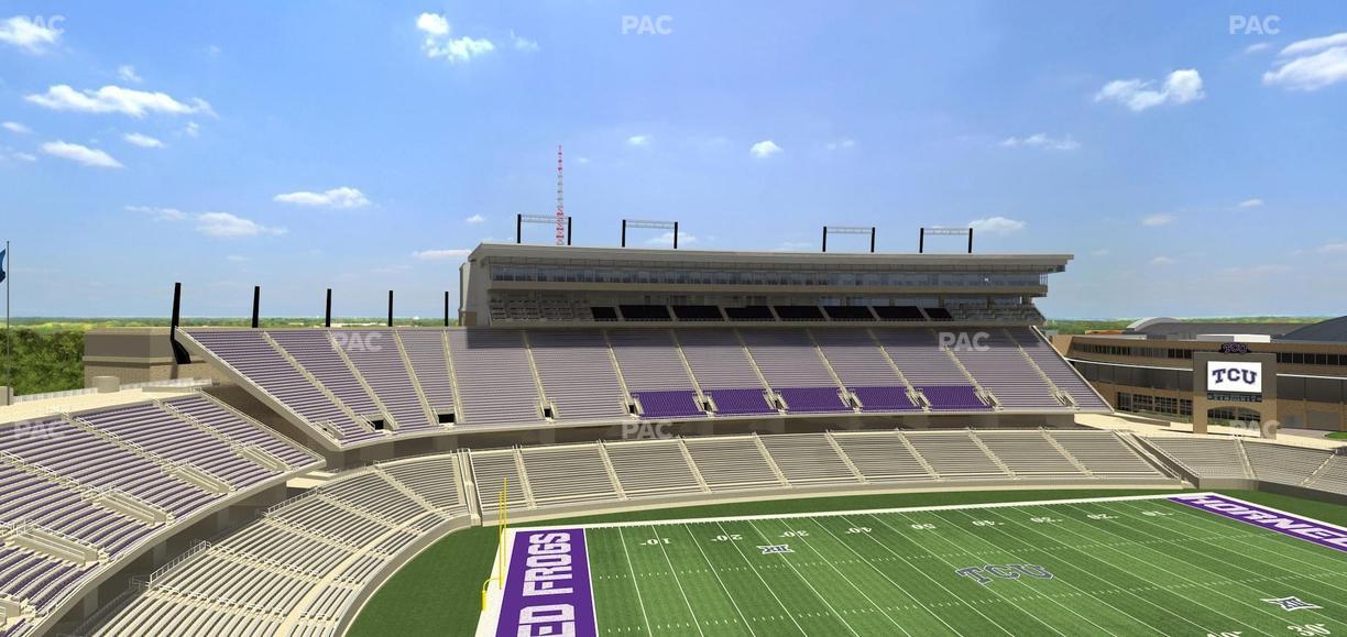 Amon G. Carter Stadium - Section 310 Seat View