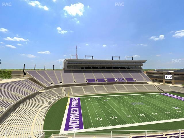 Amon G. Carter Stadium - Section 310 Seat View