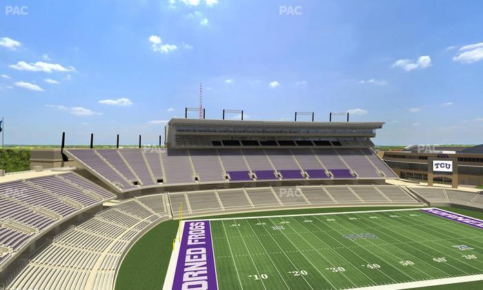 Amon G. Carter Stadium - Section 310 Seat View