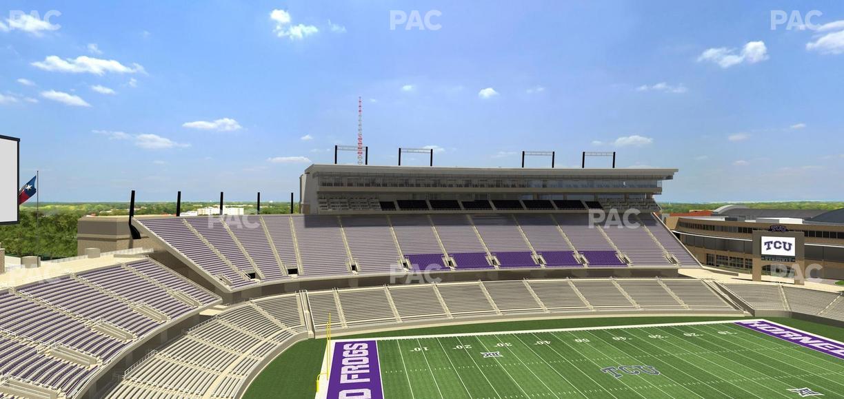Amon G. Carter Stadium - Section 310 Seat View