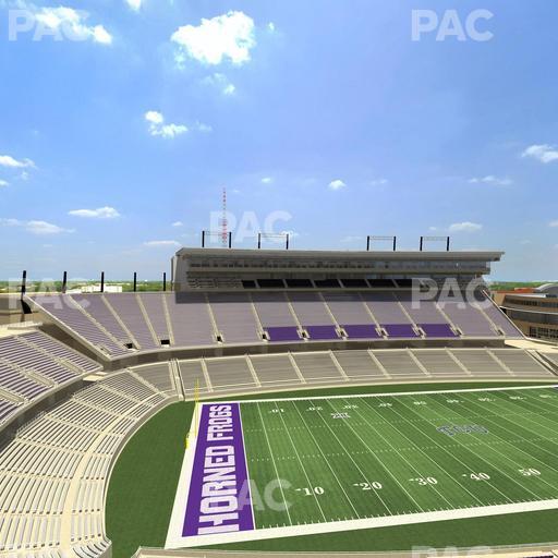 Amon G. Carter Stadium - Section 310 Seat View
