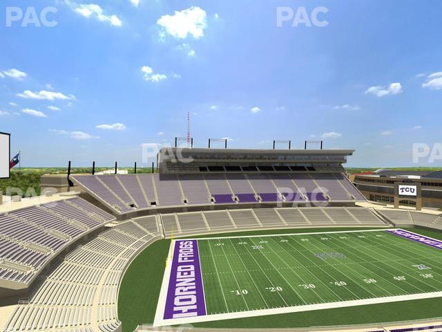 Amon G. Carter Stadium - Section 310 Seat View Amon G. Carter Stadium - Section 310 Seat View