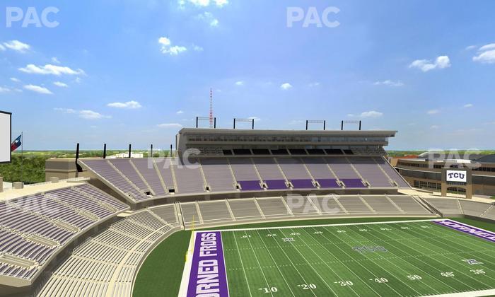 Amon G. Carter Stadium - Section 310 Seat View