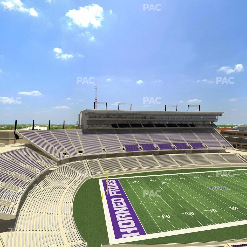 Amon G. Carter Stadium - Section 311 Seat View