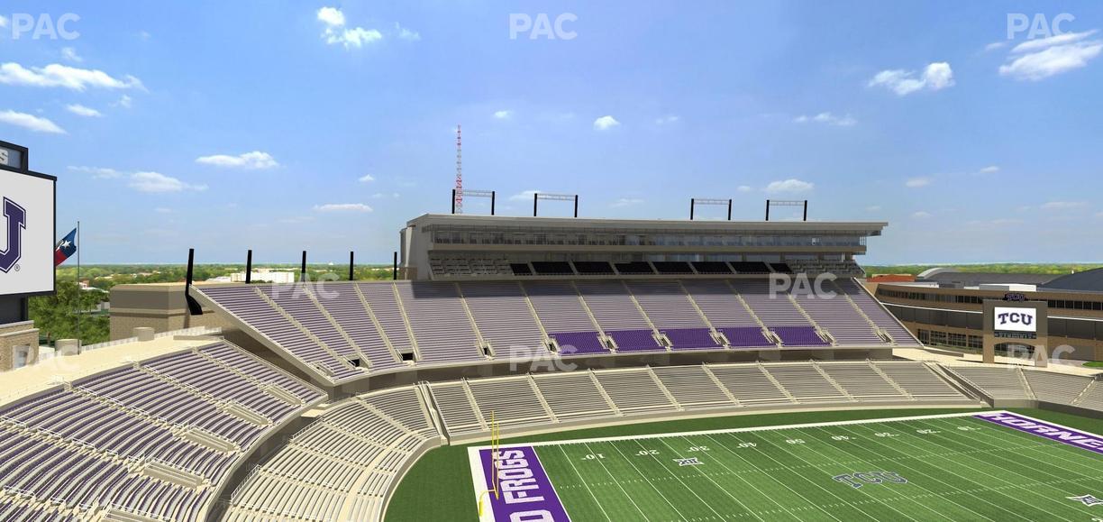 Amon G. Carter Stadium - Section 311 Seat View