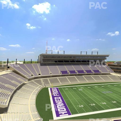 Amon G. Carter Stadium - Section 311 Seat View