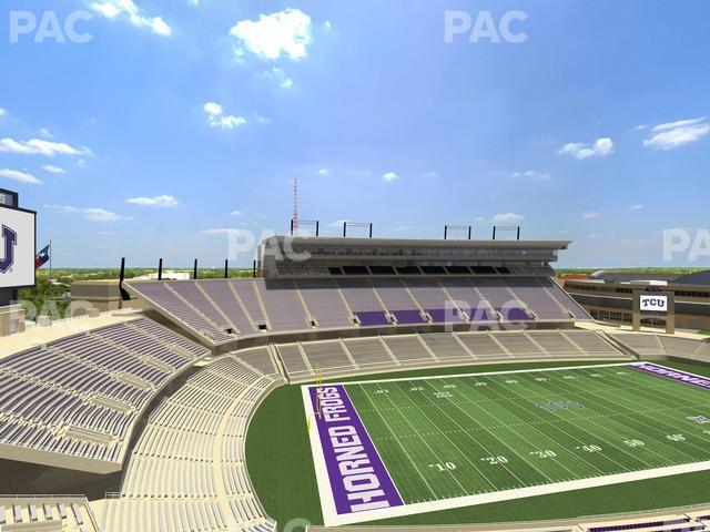 Amon G. Carter Stadium - Section 311 Seat View Amon G. Carter Stadium - Section 311 Seat View