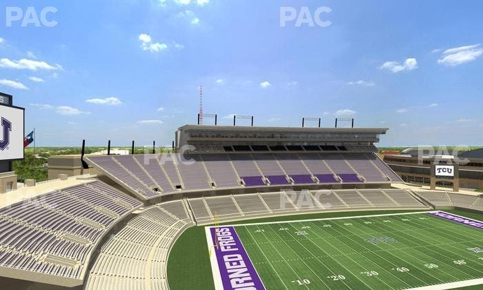 Amon G. Carter Stadium - Section 311 Seat View
