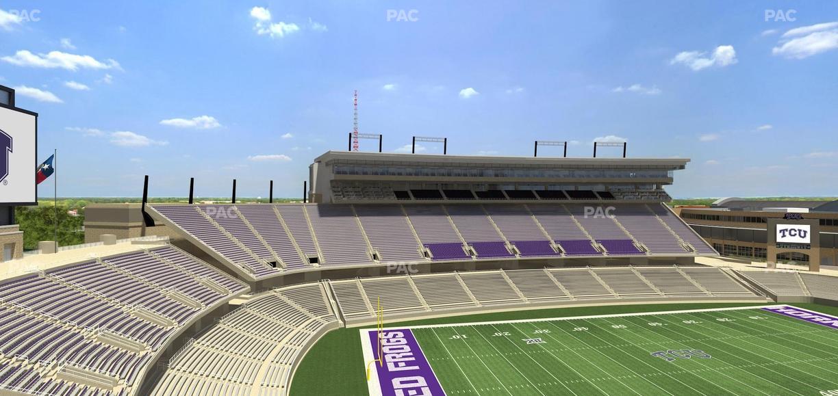 Amon G. Carter Stadium - Section 311 Seat View