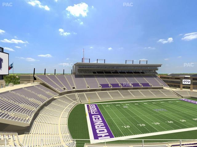 Amon G. Carter Stadium - Section 311 Seat View
