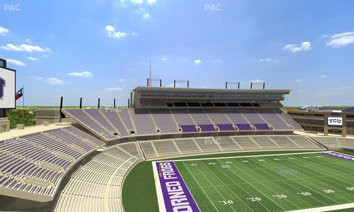 Amon G. Carter Stadium - Section 311 Seat View