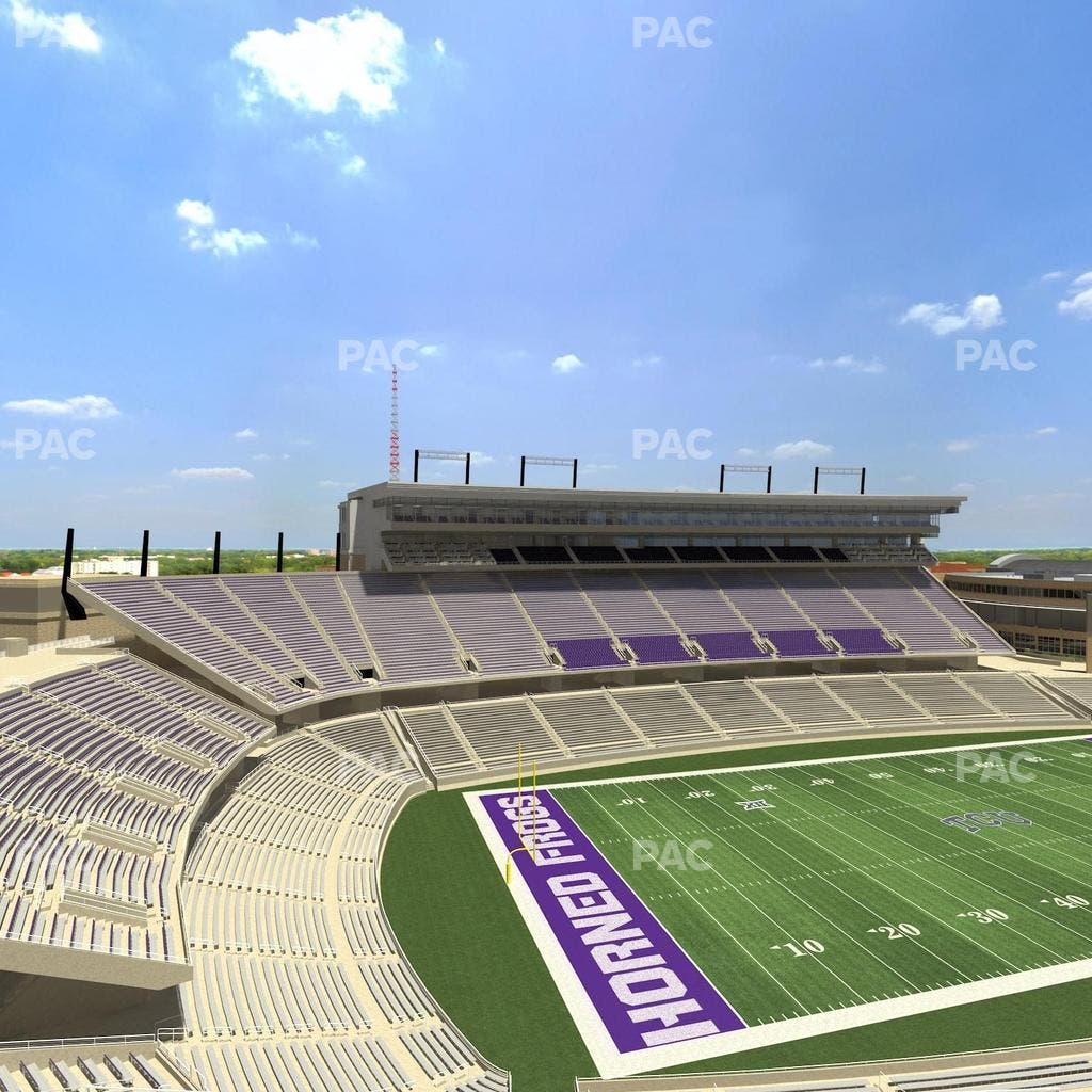 Amon G. Carter Stadium - Section 312 Seat View