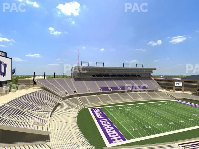 Amon G. Carter Stadium - Section 312 Seat View