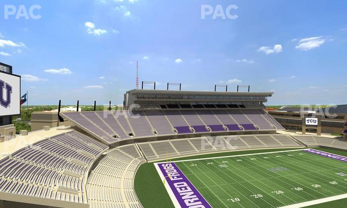 Amon G. Carter Stadium - Section 312 Seat View