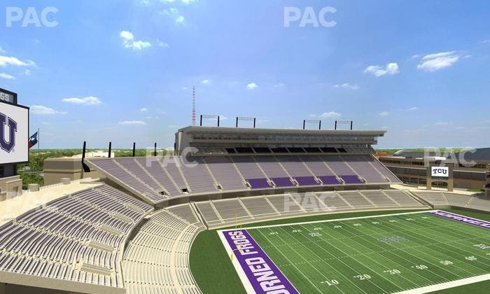 Amon G. Carter Stadium - Section 312 Seat View