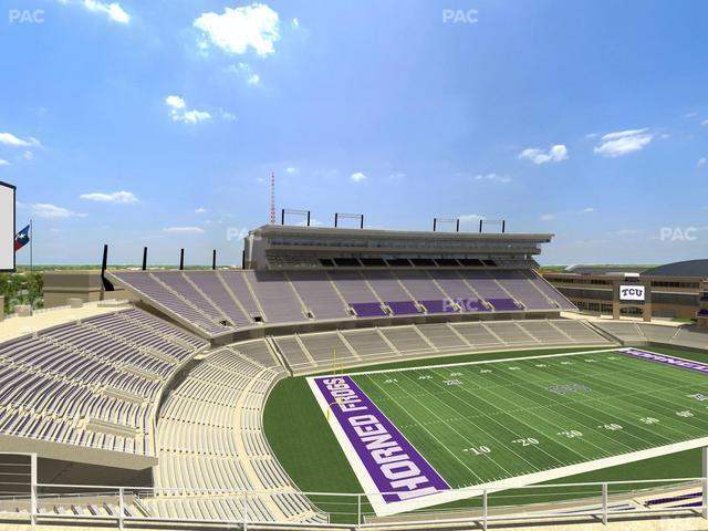 Amon G. Carter Stadium - Section 312 Seat View