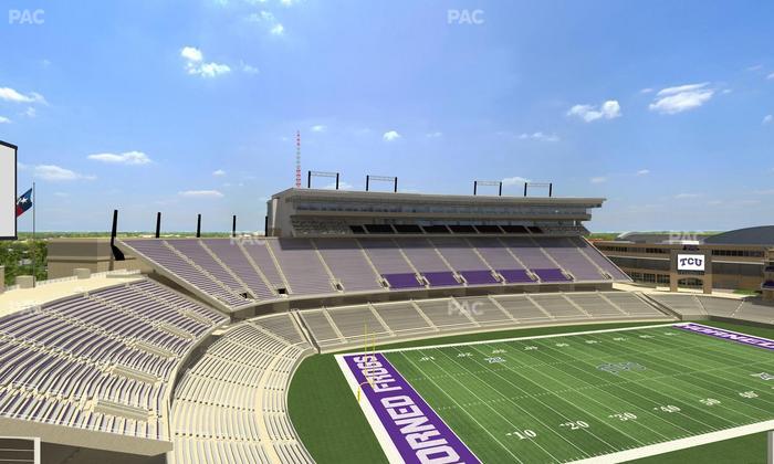 Amon G. Carter Stadium - Section 312 Seat View