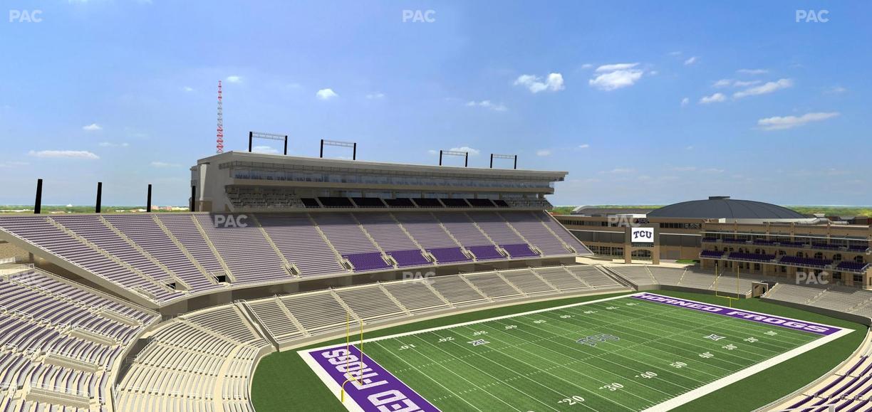 Amon G. Carter Stadium - Section 313 Seat View