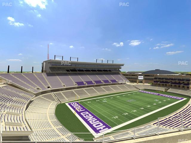Amon G. Carter Stadium - Section 313 Seat View
