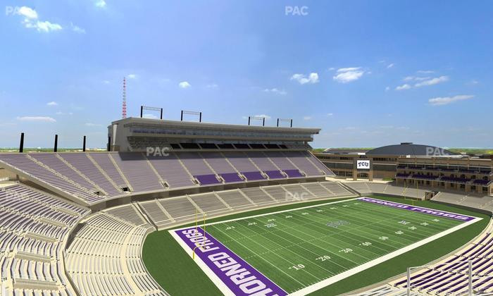 Amon G. Carter Stadium - Section 313 Seat View