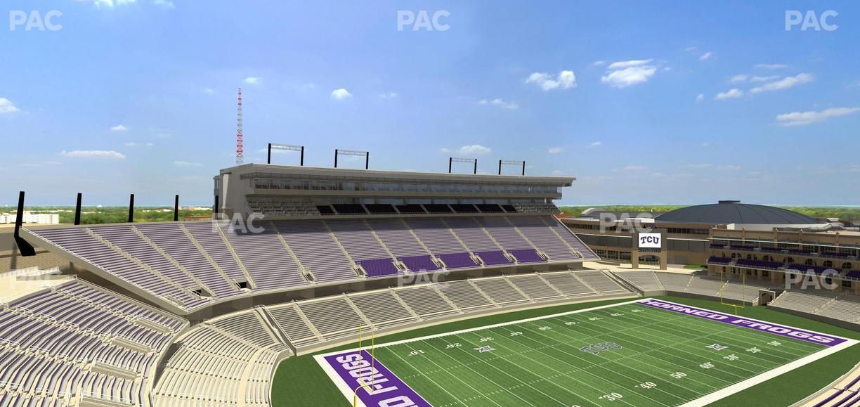 Amon G. Carter Stadium - Section 313 Seat View