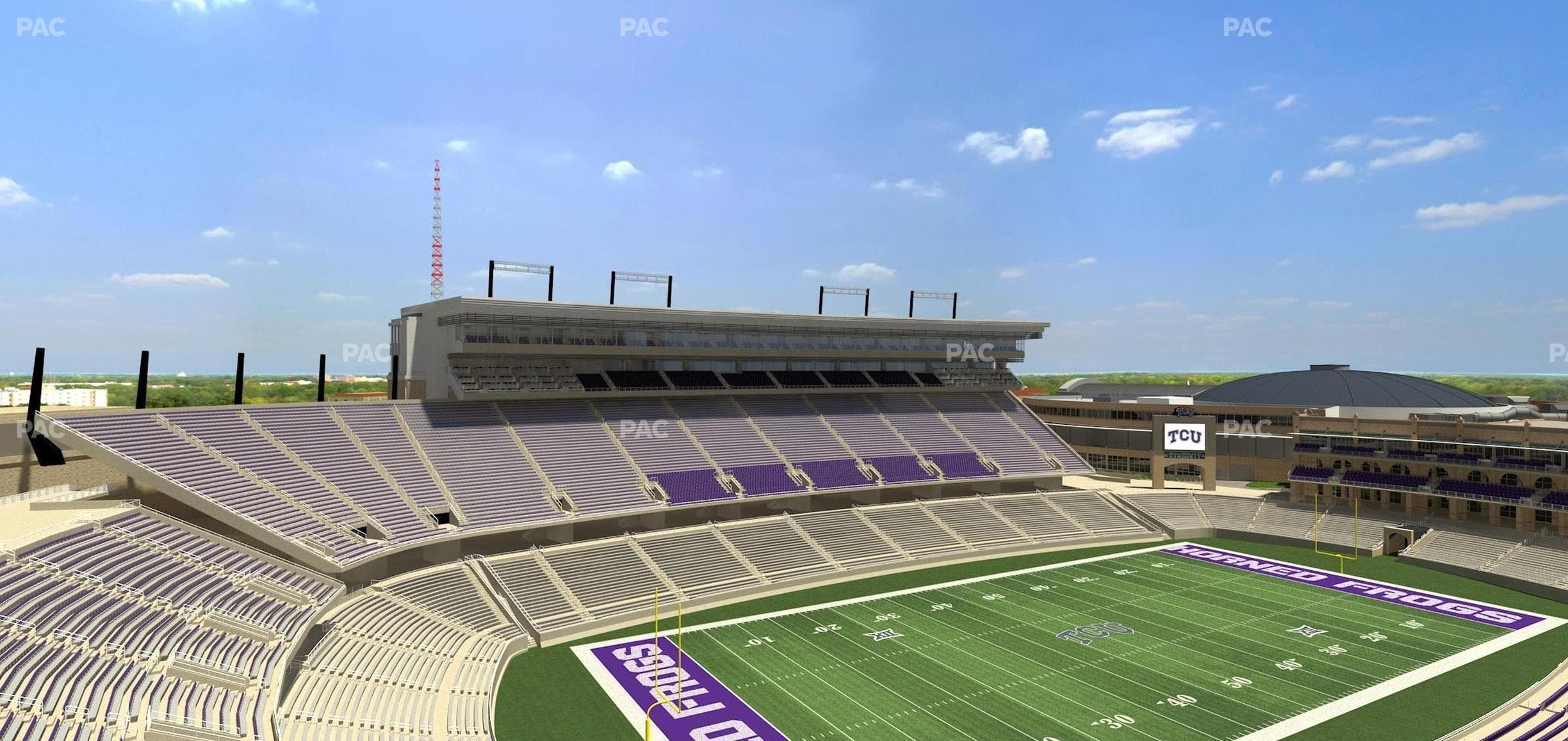 Amon G. Carter Stadium - Section 313 Seat View