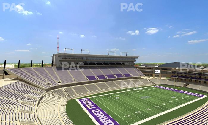 Amon G. Carter Stadium - Section 313 Seat View