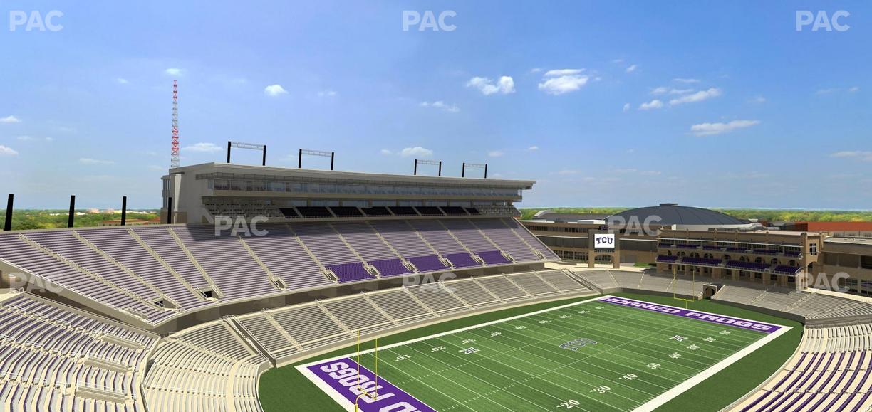 Amon G. Carter Stadium - Section 314 Seat View