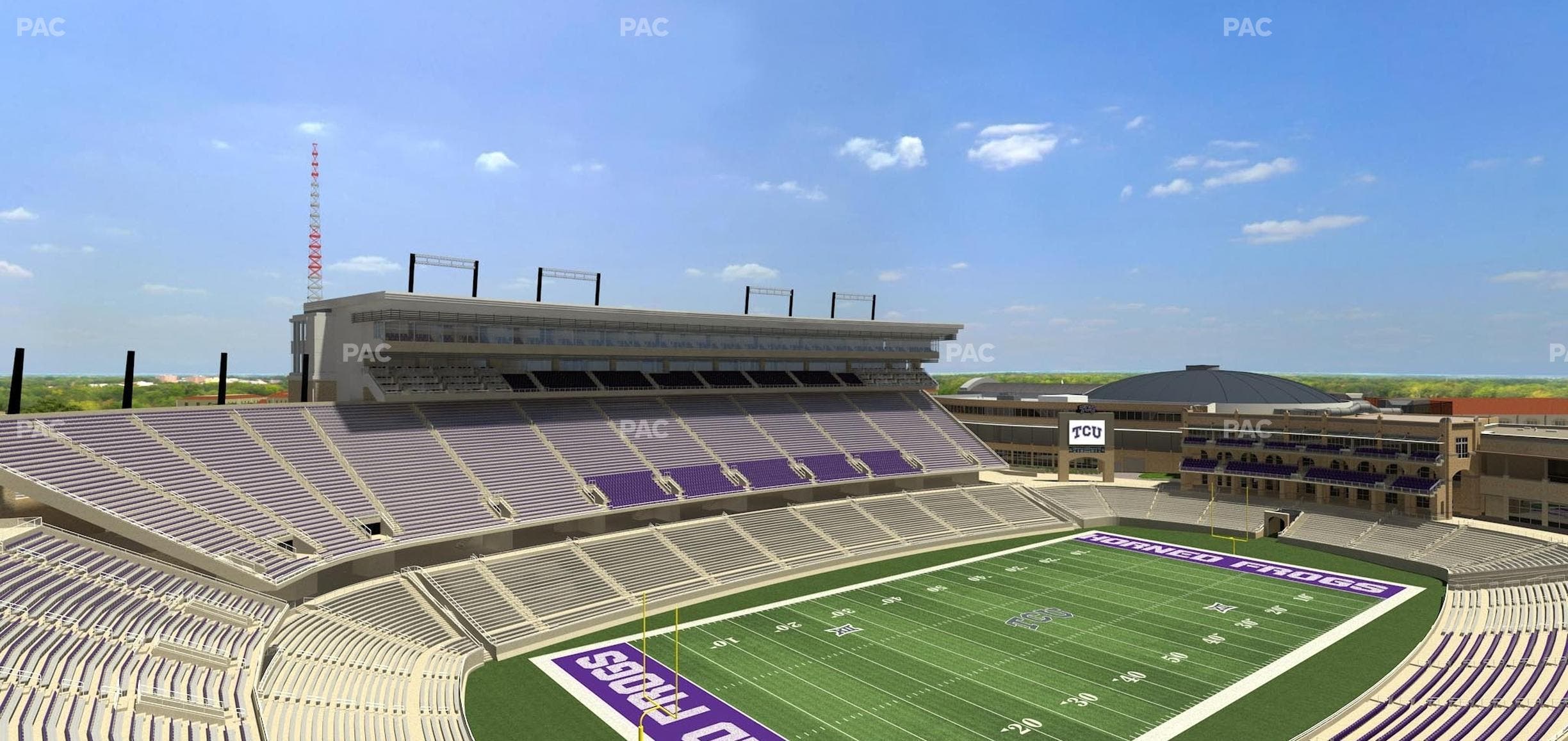 Amon G. Carter Stadium - Section 314 Seat View