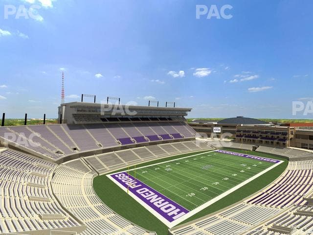 Amon G. Carter Stadium - Section 314 Seat View
