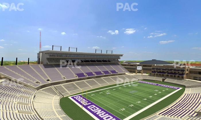 Amon G. Carter Stadium - Section 314 Seat View