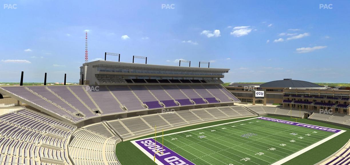 Amon G. Carter Stadium - Section 314 Seat View