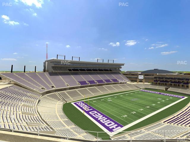 Amon G. Carter Stadium - Section 314 Seat View