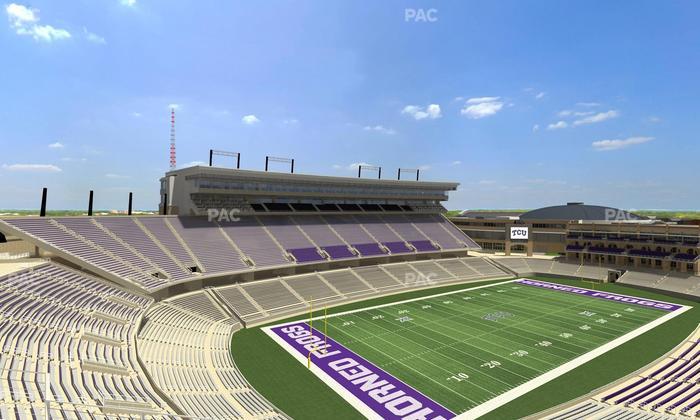 Amon G. Carter Stadium - Section 314 Seat View