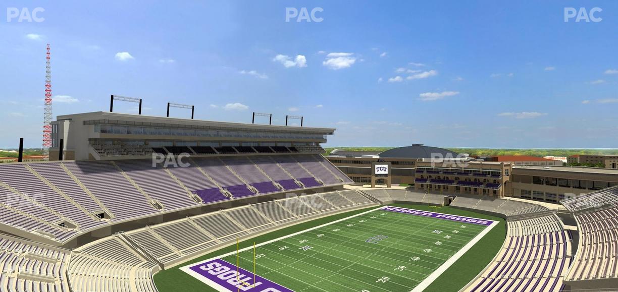 Amon G. Carter Stadium - Section 315 Seat View