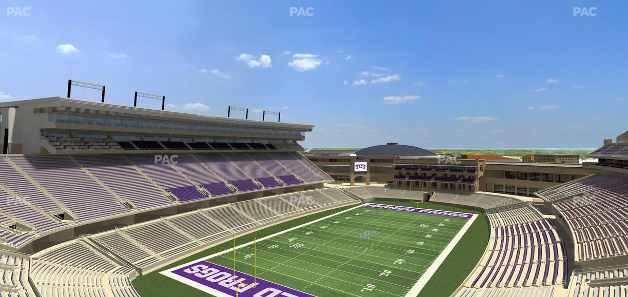 Amon G. Carter Stadium - Section 316 Seat View