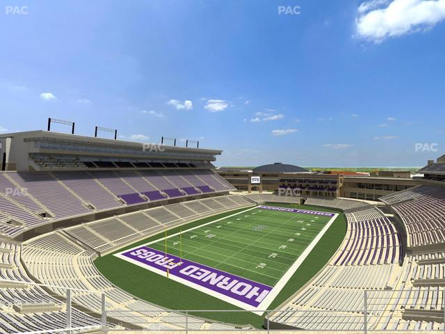 Amon G. Carter Stadium - Section 316 Seat View