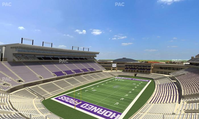 Amon G. Carter Stadium - Section 316 Seat View