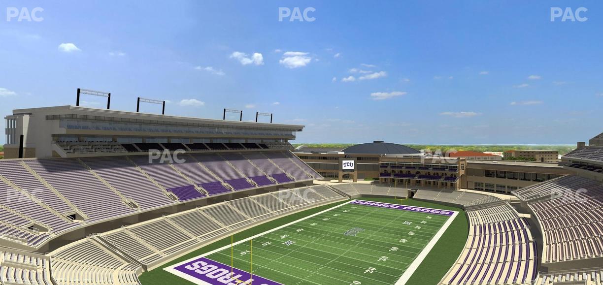 Amon G. Carter Stadium - Section 316 Seat View