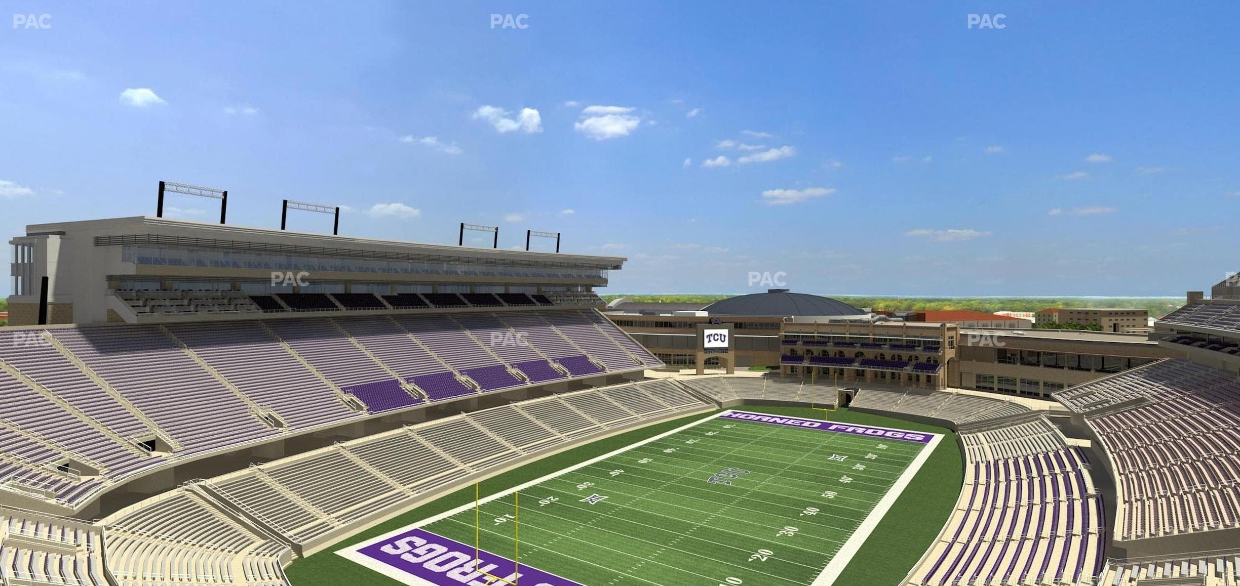 Amon G. Carter Stadium - Section 316 Seat View